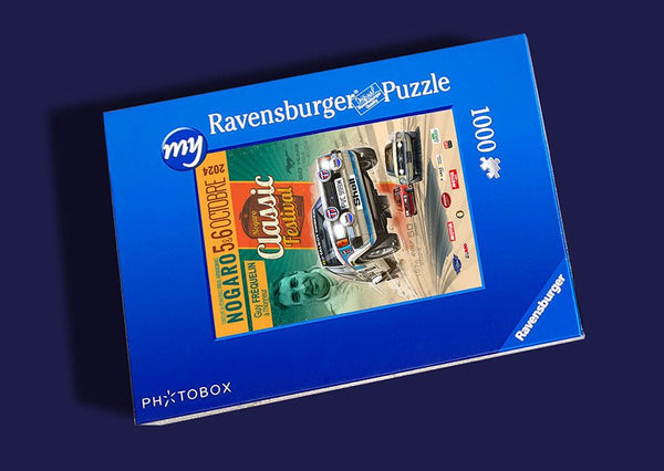 Puzzle Affiche Classic Festival 2024 - Guillaume Lopez - Illustrateur automobile et sports mécaniques