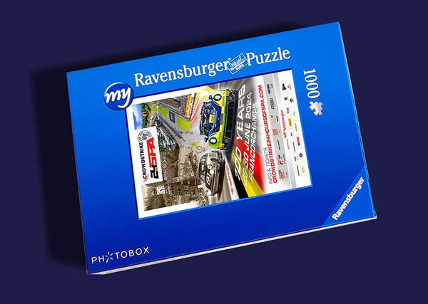 Puzzle Affiche PORSCHE 24 HEURES DE SPA 2024 - Guillaume Lopez - Illustrateur automobile et sports mécaniques