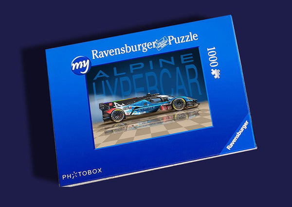 Puzzle Dessin ALPINE A424 Hypercar - Guillaume Lopez - Illustrateur automobile et sports mécaniques