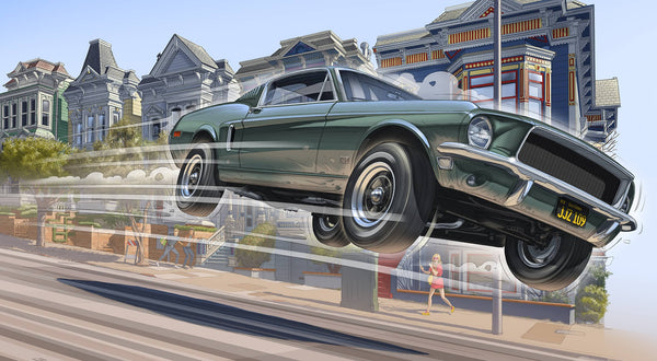 Peinture FORD Mustang Steve McQueen BULLITT