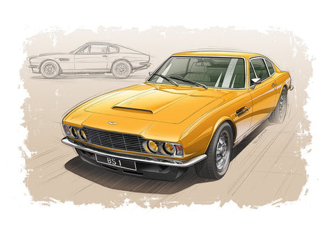 Mythic Painting ASTON MARTIN DBS The Persuaders - Guillaume Lopez 