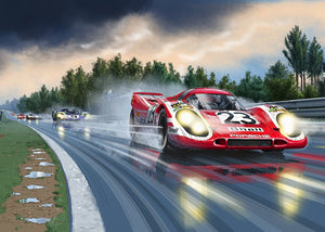 Peinture Porsche 917K n°23 - 24h Le Mans - Puzzle Guillaume Lopez